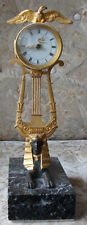 Lyra Uhr Sphinx Miniatur Empire Mini Lyra Uhr auf einer Sphinx