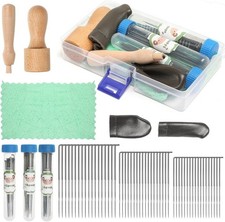 Filznadeln Set 3 Größen Holzgriff Trockenfilzen