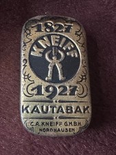 Kautabak C. A. Kneiff Blechdose 1927 Priem Nordhausen Kautabaktopf Kautabakdose