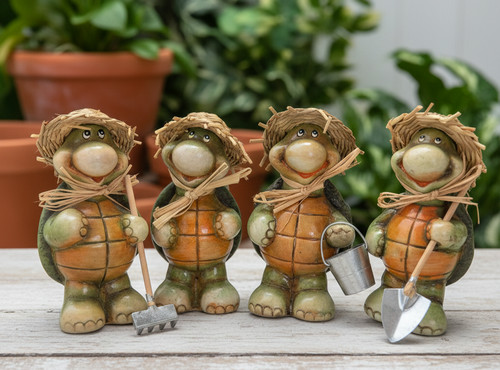 Gartenfigur schildkröte - gartenfigur,