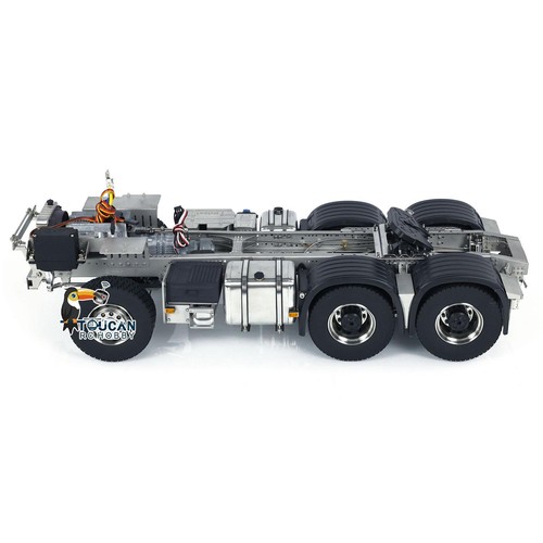 Metall chassis 6x6 - metall, 3-gang