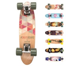 Skateboard Holz Board Kickboard Kinder Ahorn Old School Kanadischer Skate ABEC-7