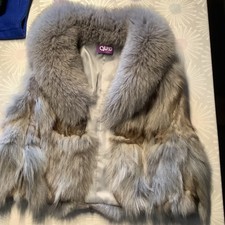 Edle Fuchspelz-Weste von QUID – 100% Echtpelz  , Gr. M