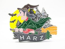 Harz Hexe Metall Magnet