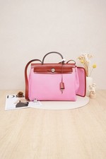 Hermes Herbag Zip 31 Pink