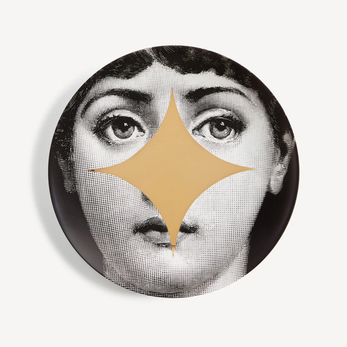 Fornasetti wandteller tema - wandteller,