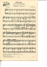 Ritorna, Lied und Serenade, E