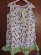 Mädchen Kleid Kinderkleid Sommerkleid Tunika Baumwolle für 5 bis 6 Jahre