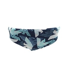 Armani Herren Schwimmhose Adler Druck Blau 46 EU Designer Badehose