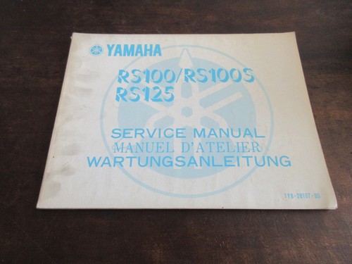 Yamaha rs100 rs100s rs125 - rs100,