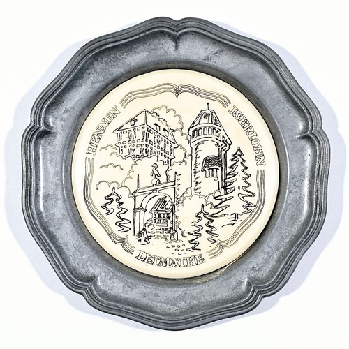 10cm zinn untersetzer iserlohn - untersetzer,