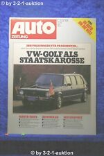 Auto Zeitung 11/78 VW Golf Staatskarosse Saab 99 Audi 100 5E