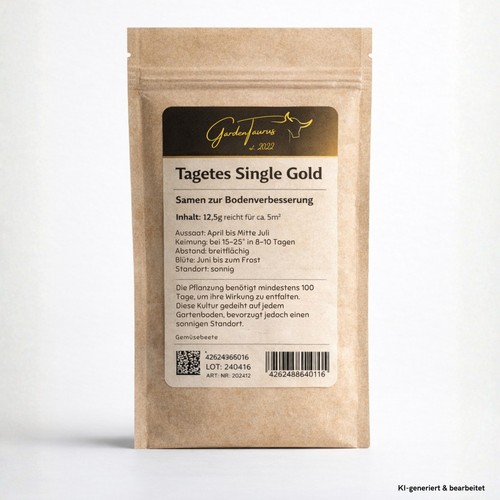Tagetes single gold 5g - tagetes, 12,5g