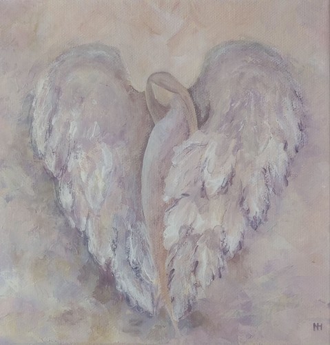 Schutzengel original acryl - schutzengel,
