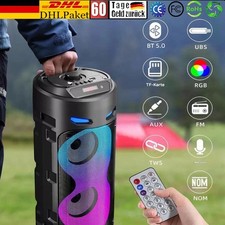 Bluetooth 5.0 Lautsprecher LED