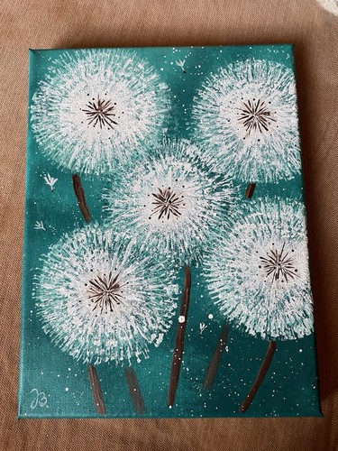 Acrylbild handgemalt auf