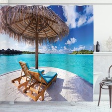 Strand Duschvorhang Solarien