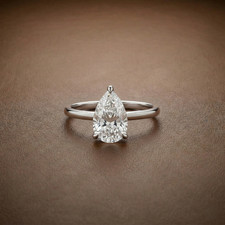 2Ct Perform Pear Cut Moissanit