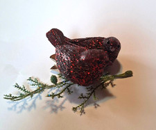 Vogel  mit Clip - Deko-