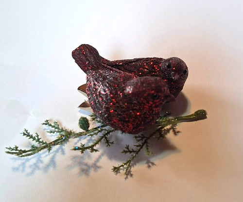 Vogel mit clip deko - vogel,