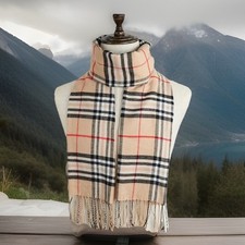 KASCHMIR FEELING SCHAL BRITISH KARO ca. 35*195cm PASHMINA SCHULTERTUCH NOVACHECK