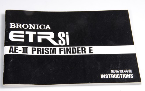 Bedienungsanleitung bronica - bedienungsanleitung,