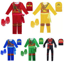 Ninjago Kai Jay Lloyd One Piece Kids Cosplay Costume Bodysuit OverallI Glove-