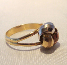 Schöner Knoten Ring 375 Gold