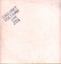 CABARET VOLTAIRE LIVE YMCA 27/10/79 LP VINYL 9 track original issue LP in black