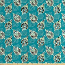 Blatt Satin Stoff als