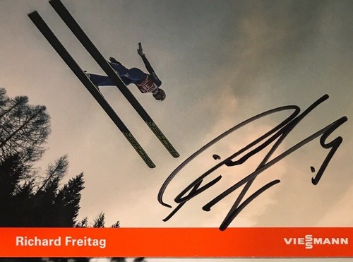 Autogramm richard freitag - autogramm,