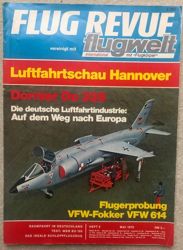 Flug revue mit flugwelt - revue, (mit