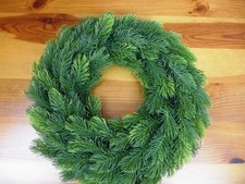 Deko Kranz auch zum hängen Tanne Tannenkranz Adventskranz Kunststoff  40 cm ø