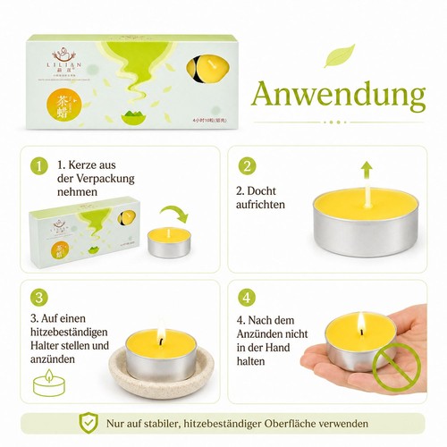 Citronella kerzen set 10er - citronella,