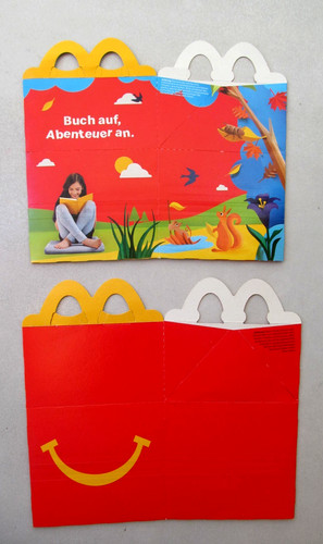 Mcdonald happy meal karton - 2, mcdonald's