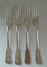 4 Gabeln Geislingen 90 DRP 76975 mit Monogram E.W. komplett