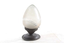 alte Deckenlampe Lampe Glas satiniert Deckenlampe 20er 30er Jahre Flur Vorhaus