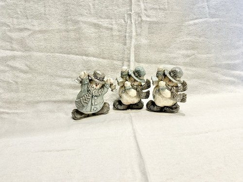 3er set schneemänner figuren - 3er,
