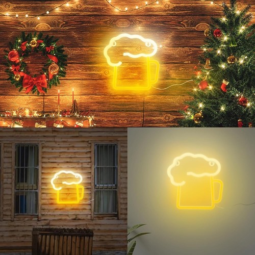 Led neon bier - schild,