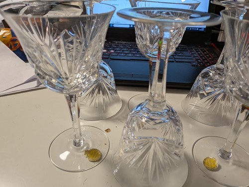Glas weingläser bleikristall - glas,