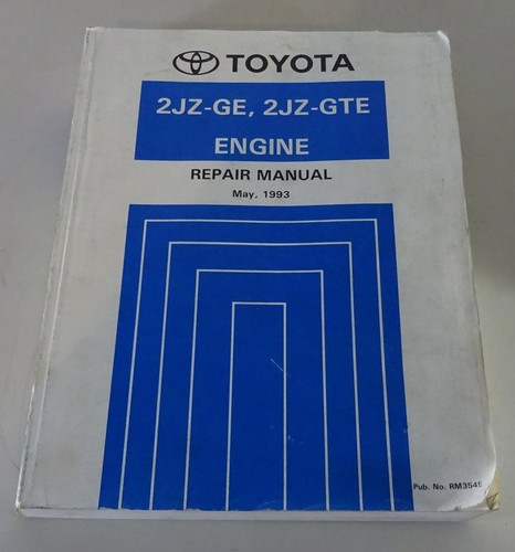 Workshop manual toyota 2jz gte - manual,