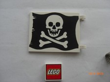 Lego 1 x 2525p01 große Flagge 4 x 6 bedruckt Totenkopf 6285 6286 6268 6279 10040