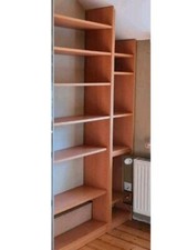 Ikea Billy Regal braun-rot / Buche 80cm & 40 cm x 202 cm Schräge