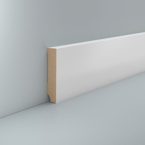 Mdf sockelleiste weiß - mdf, 16