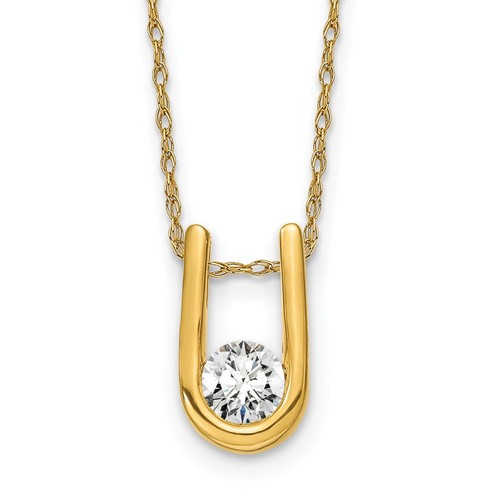 14k gelbgold runder - gelbgold, 1/3