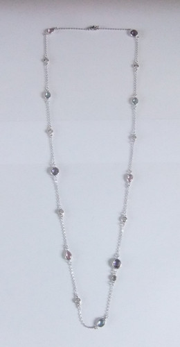 Sterling silber halskette - silber,