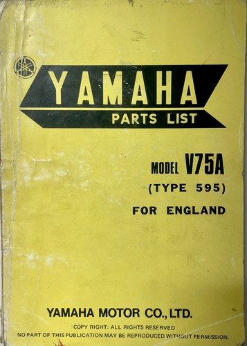 Original yamaha v75 1975 - yamaha,