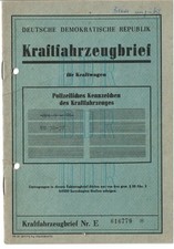 DDR KFZ-Brief Barkas B 1000 KB