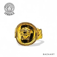 Versace Medusa Goldring Herren
