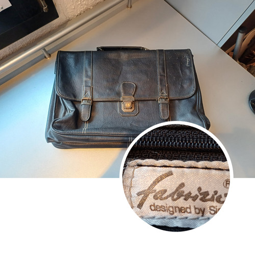 Vintage alte aktentasche - alte,
